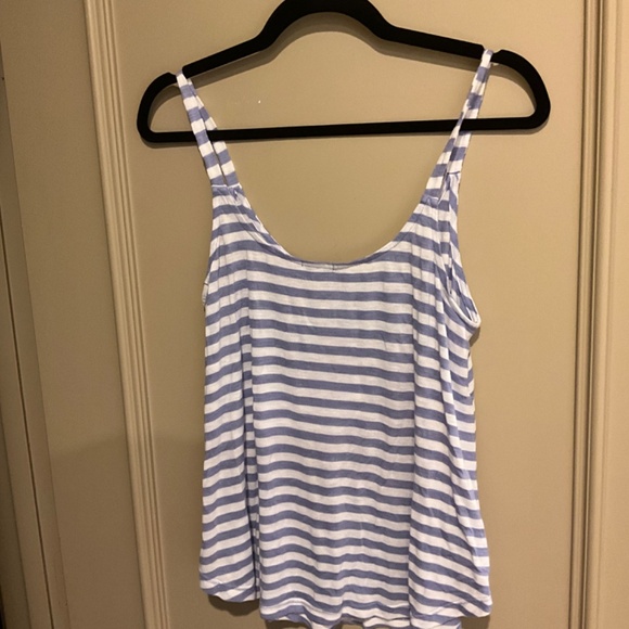 Splendid Blue and White Striped Tank Top Camisole Made in USA Size Medium - Picture 3 of 8